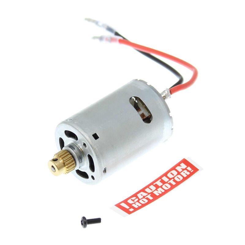 540 Brushed Motor with Brass Pinion, 20T