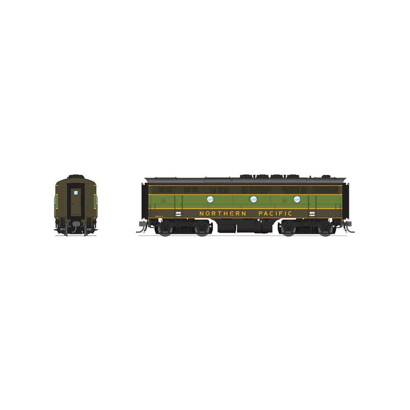 HO EMD F3B Locomotive, NP 6504C, Streamliner Scheme
