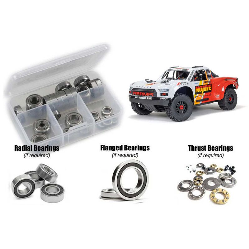 Rubber Shielded Bearing Kit, 1/8 ARRMA Mojave 4S BLX