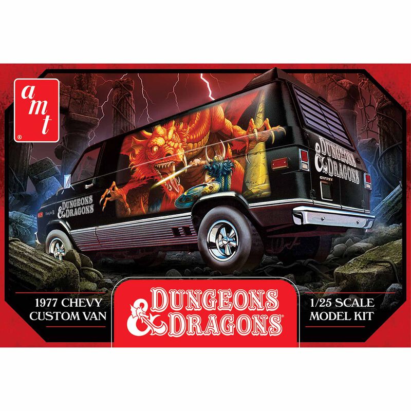 1/25 1974 Chevy Van, Dungeons & Dragons Model Kit