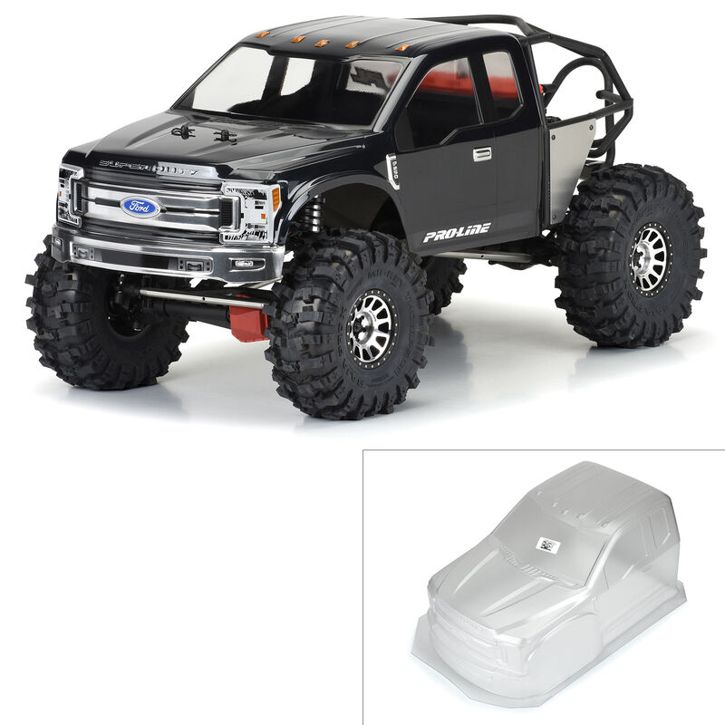 1/6 2017 Ford F-250 Super Duty Cab-Only Clear Body: SCX6