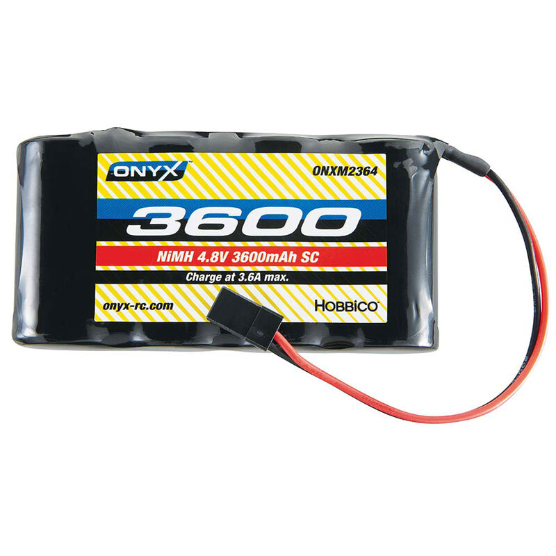 4.8V 3600mAh NiMH Sub-C Flat Receiver Battery: Universal Receiver