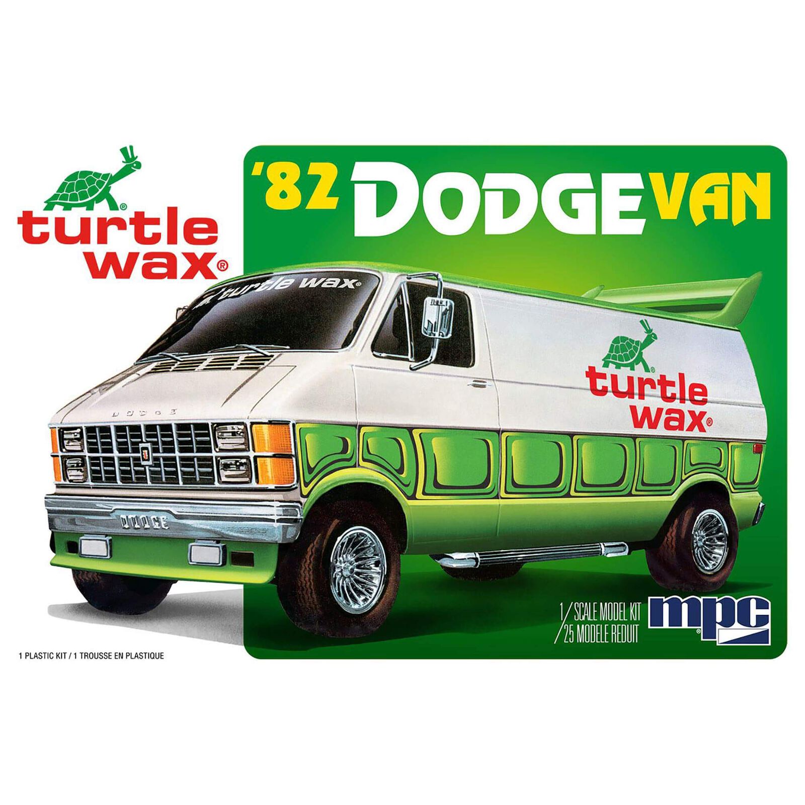 1/25 1982 Dodge Van Custom (Turtle Wax) Model Kit