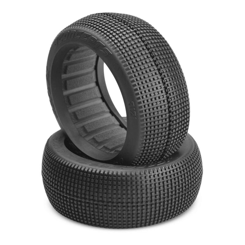 1/8 Reflex 83mm Buggy Tires with Inserts, Aqua A3 Compound (2)