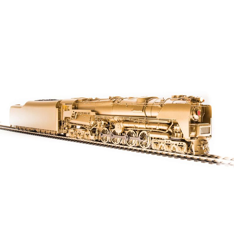 HO S2 6-8-6 Brass Locomotive, Large Smoke Deflectors, Paragon4,  Unlettered