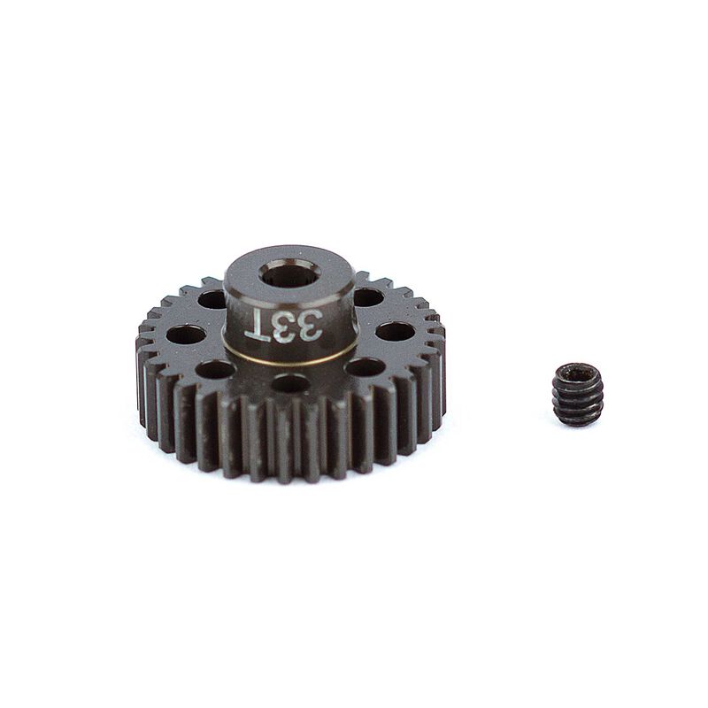 Factory Team Aluminum Pinion Gear, 33T, 48P, 1/8 Shaft