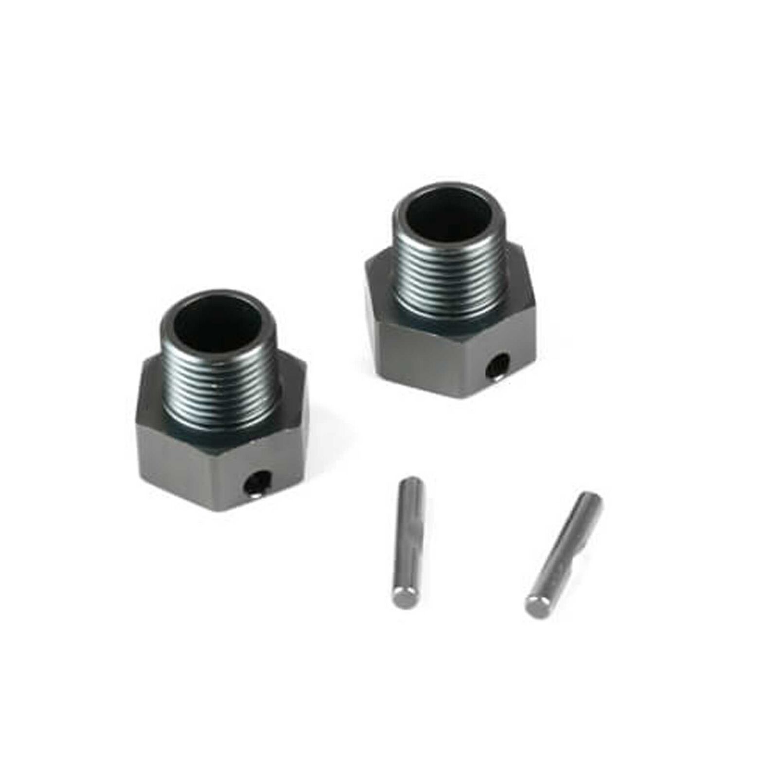 Wheel Hubs with Pins, +4mm offset, 17mm (2)