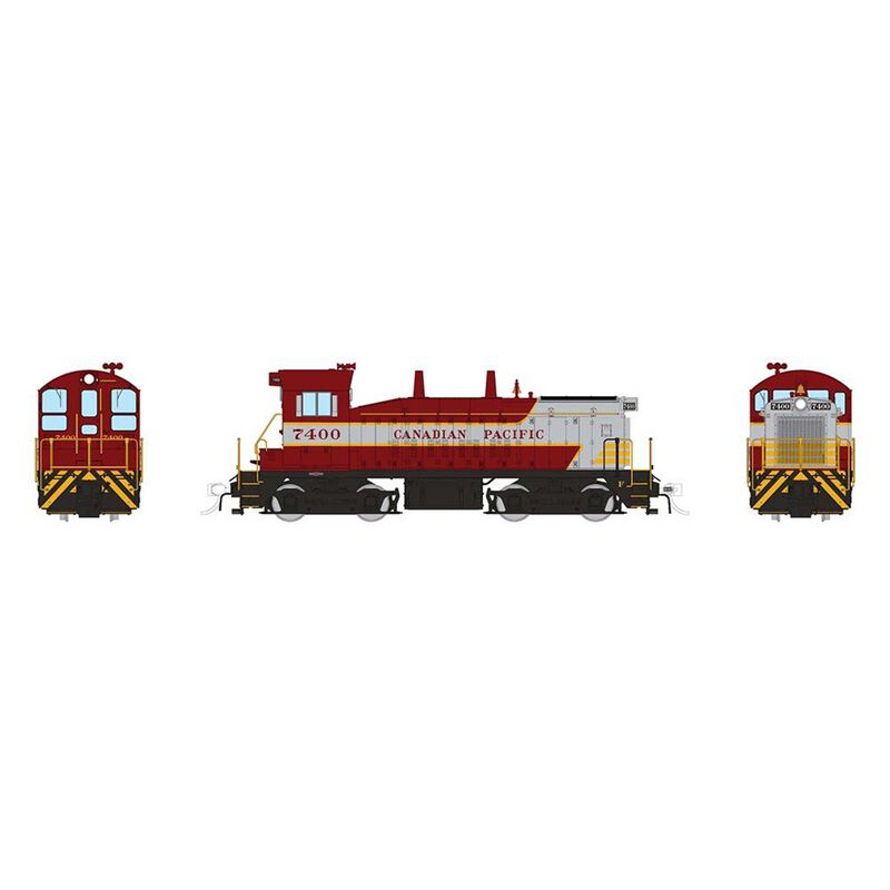 HO EMD SW9 (DC/Silent): Canadian Pacific - Block Scheme: #7400