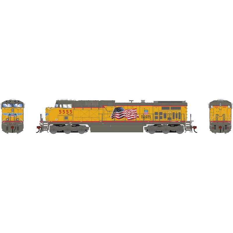HO GEN AC4400CW Locomotive w/DCC & SOUND, UP #5555