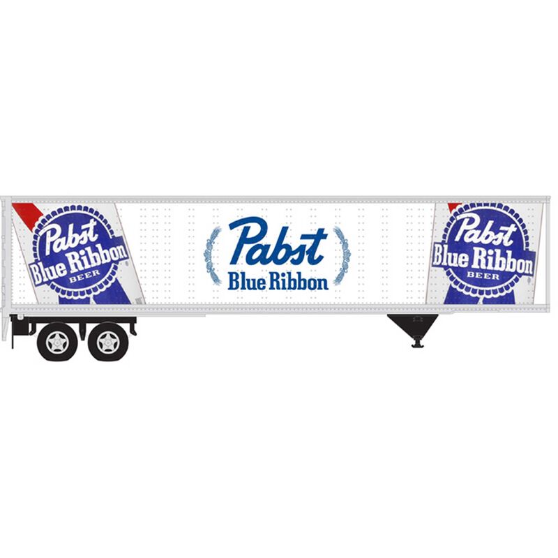 N 45' Pines Trailer Pabst Blue Ribbon, Red White Blue