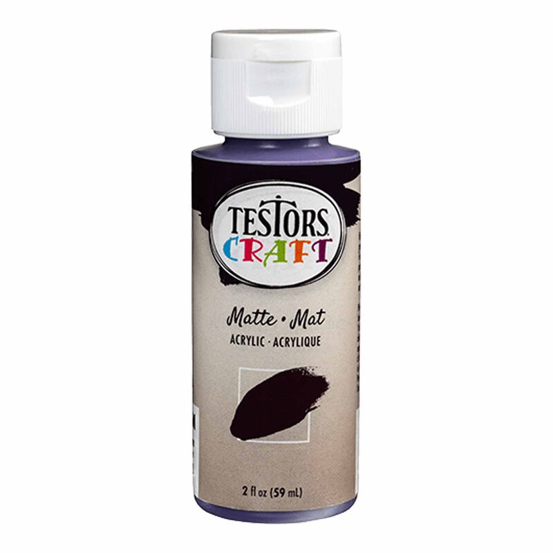 Testors Acrylic Craft Paint, 2 oz, Dark Plum