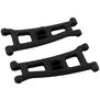 Front A-Arms with Bulkhead(2), Black: GT2, T4, SC10