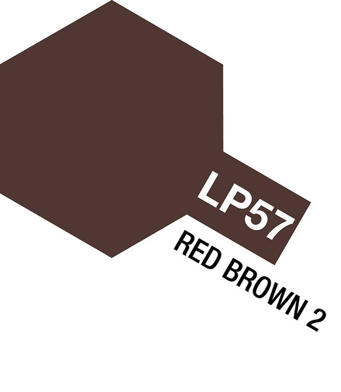 Lacquer Paint, LP-57 Red Brown 2, 10 mL