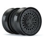 1/10 Carbine Front/Rear 1.9" 12mm Rock Crawler Wheels (2) Black