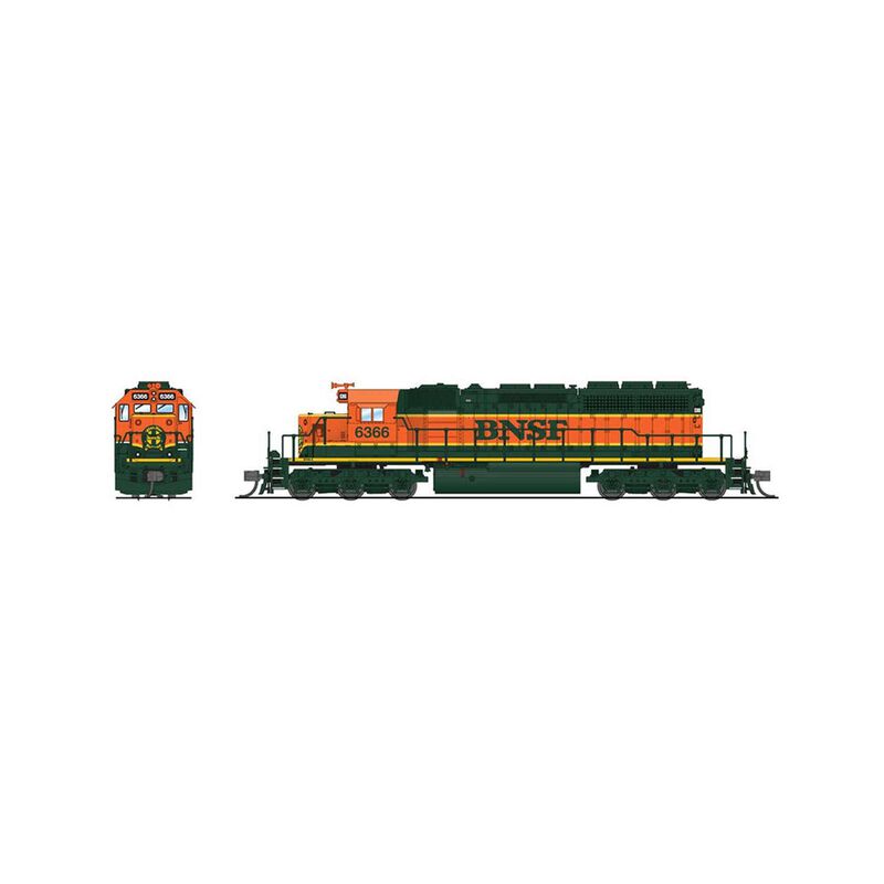N, EMD SD40-2 Locomotive, BNSF 6366, Heritage I