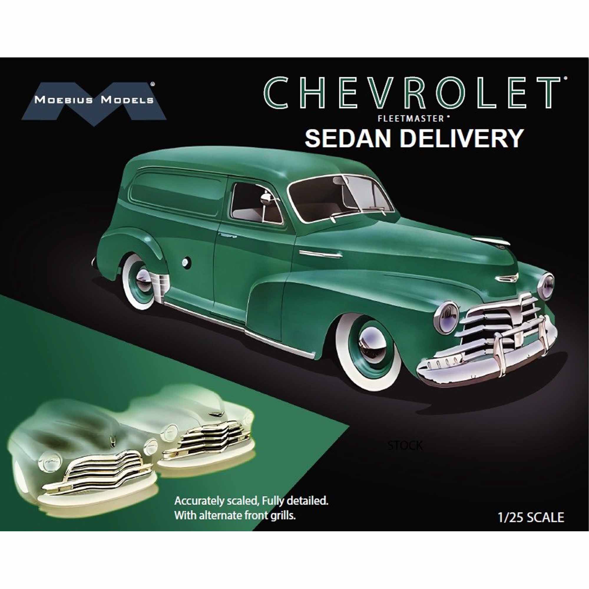 1948 Chevrolet Sedan Delivery プラモデルキット Moebius Models 1/25 1948 Chevy Sedan Delivery Model Kit | Tower