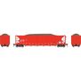 HO RTR 5Bay Rapid Discharge Hopper ITGX Red #10181