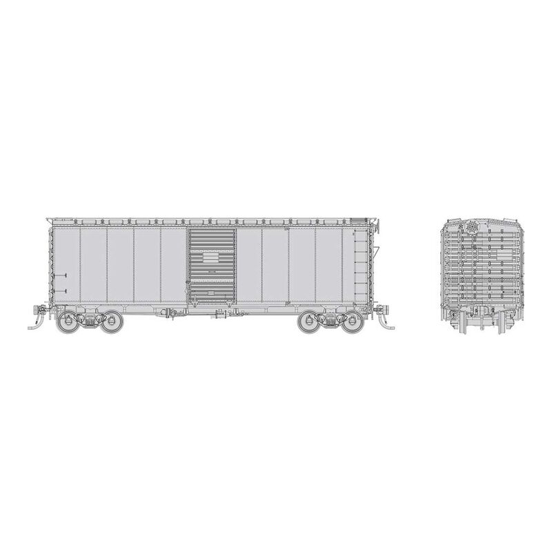 HO 1937 AAR 40ft Boxcar - CNR: Undecorated