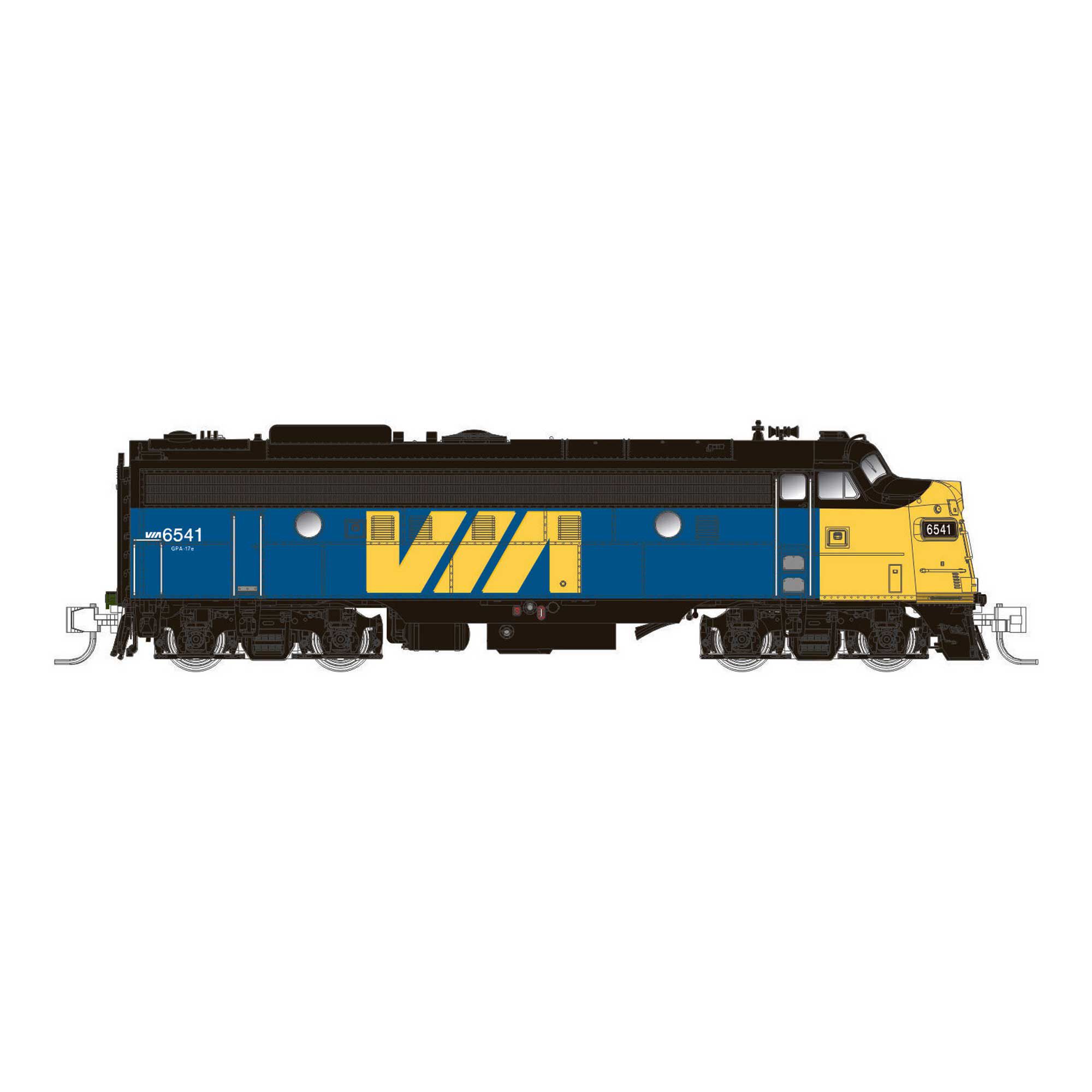 n scale via rail