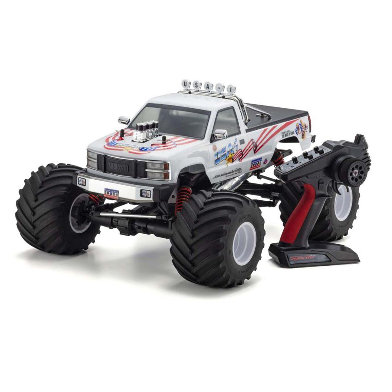 Quagga Cercanamente Conceder Kyosho 1/8 USA-1 4WD .25 Nitro Monster Truck RTR | Tower Hobbies