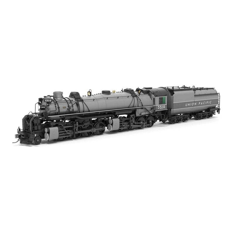 Union Pacific 2-8-8-0 "Bullmoose", SA-C-2, #3510, Post-1944 Appearance w/ 5SA FWH, TTG Fantasy Paint, Paragon4 Sound/DC/DCC, Smoke, HO