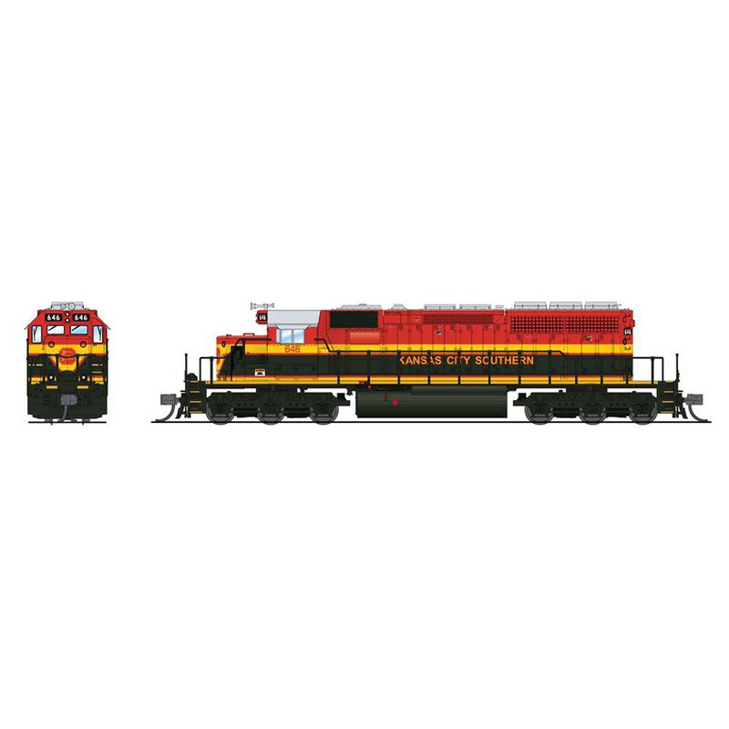 N EMD SD40-2 Locomotive, KCS 652, Belle Scheme, with Paragon4