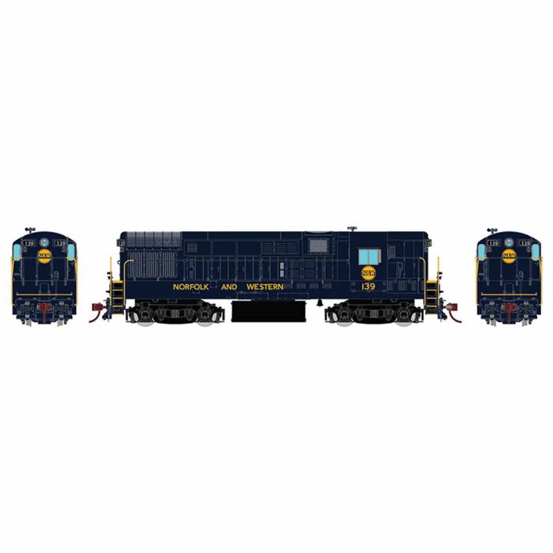 HO H16-44 (DC Silent) N&W Blue Scheme #143