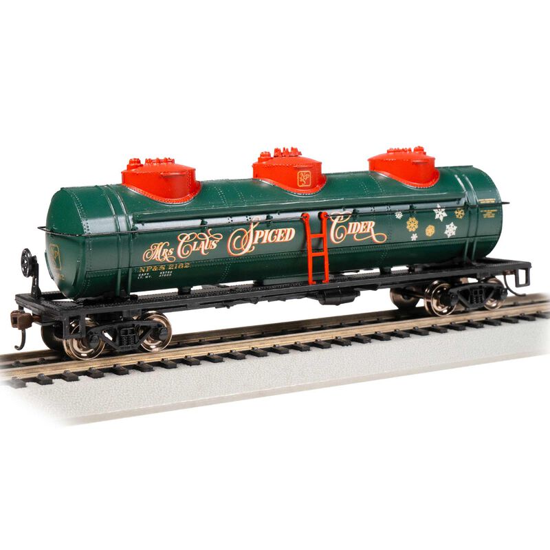 HO 40' 3-Dome Tank Car Mrs. Clausspiced Cider #2162