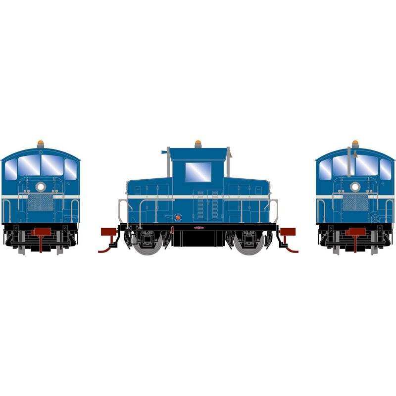 HO EMD Model 40 Locomotive, Blue / Grey
