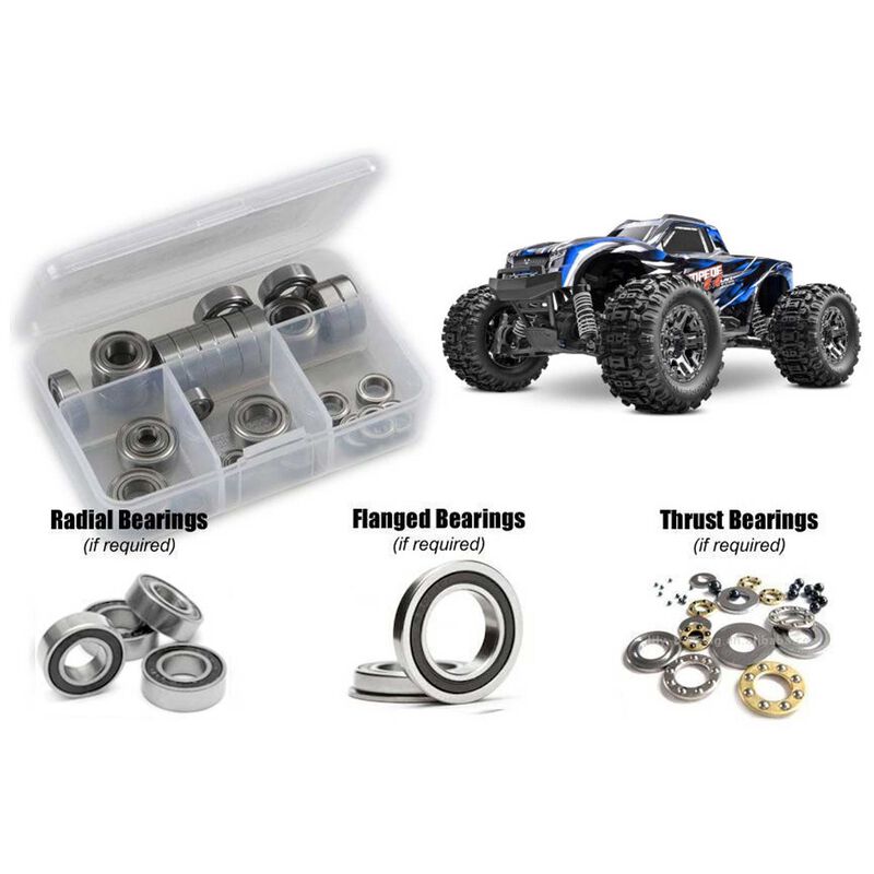 Rubber Shielded Bearing Kit, 1/10 Traxxas Stampede 4x4 VXL
