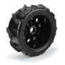 1/6 Dumont Sand/Snow F/R 5.7" Tires MTD 24mm Black Raid (2)