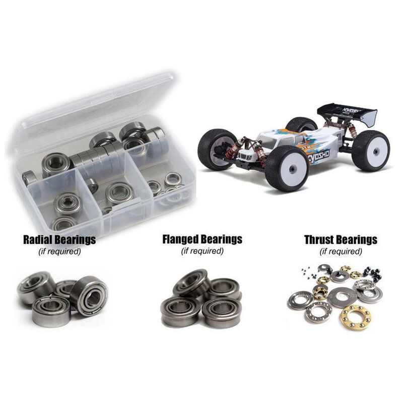 Metal Shielded Bearing Kit, 1/8 Kyosho MP10Te Truggy