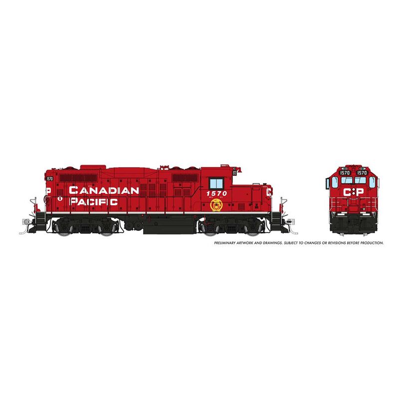 HO GP9u DC/Silent: CP - Block w/ Beaver: #1570