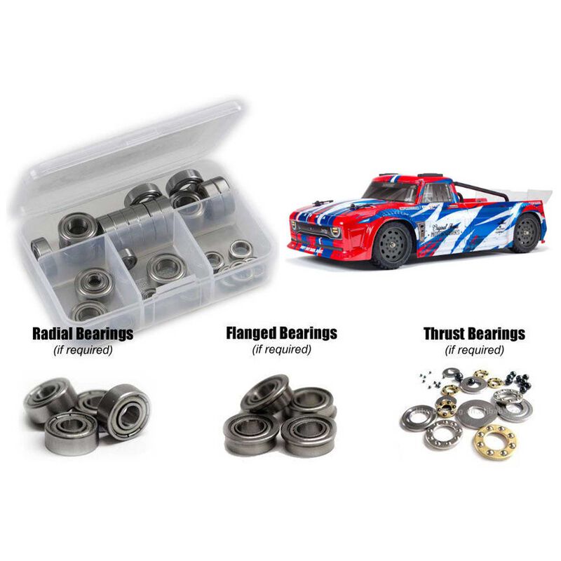 Metal Shielded Bearing Kit, 1/8 ARRMA Infraction Mega