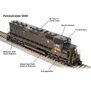 HO SD45 w DCC & Paragon 4 PRR #6148