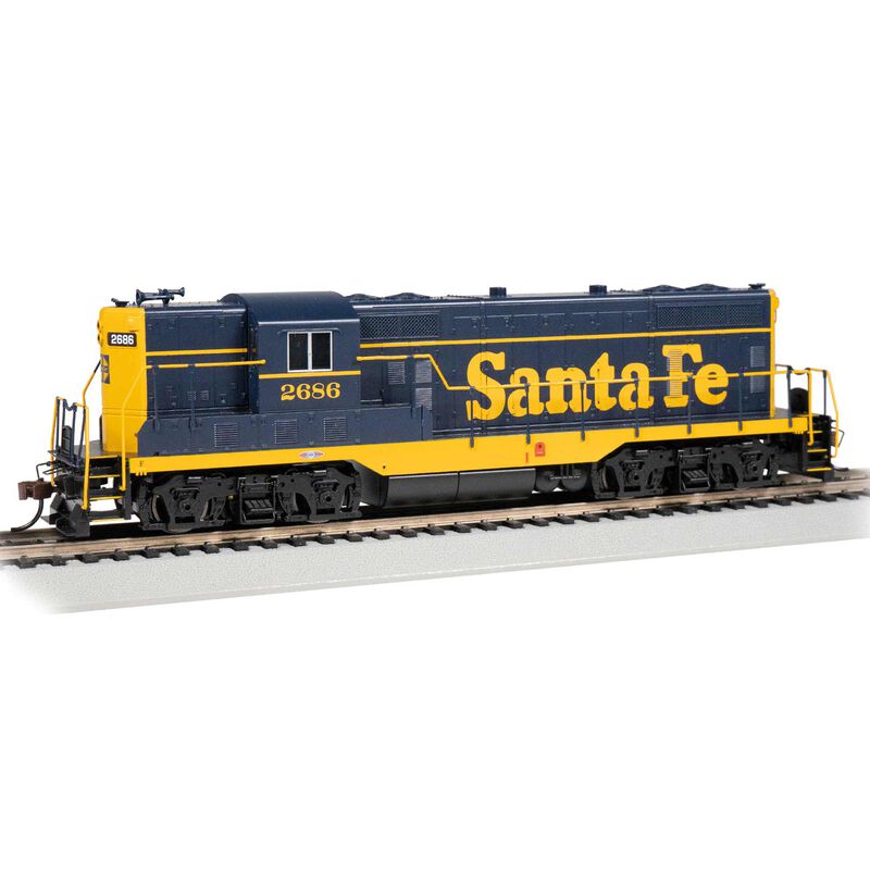 HO GP7 Locomotive with DCC, SANTA FE 2686