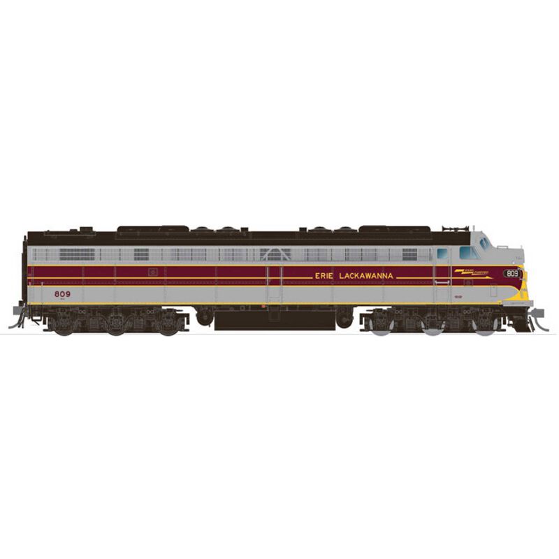 HO EMD E8A (DC/DCC/Sound) EL Grey and Maroon: #814