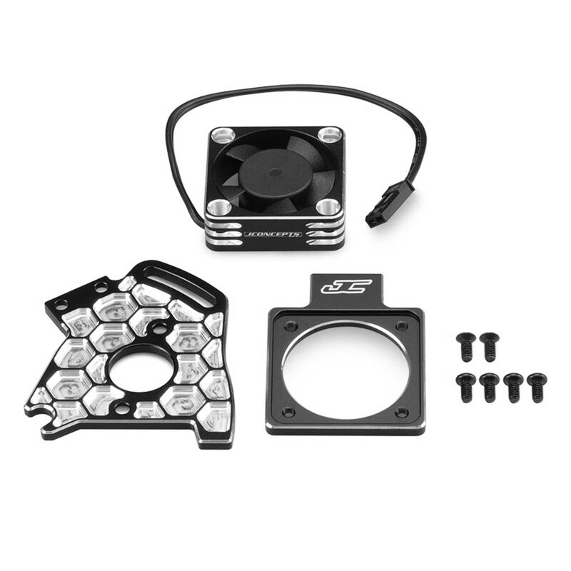 Slash 4x4 Alum. Fan & Honeycomb Motor Plate Set