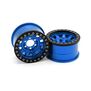 1/10 KMC 1.9 Crawler Wheels (2): Blue