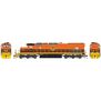 HO SD40T-2 Locomotive with DCC & Sound, NECR #3317