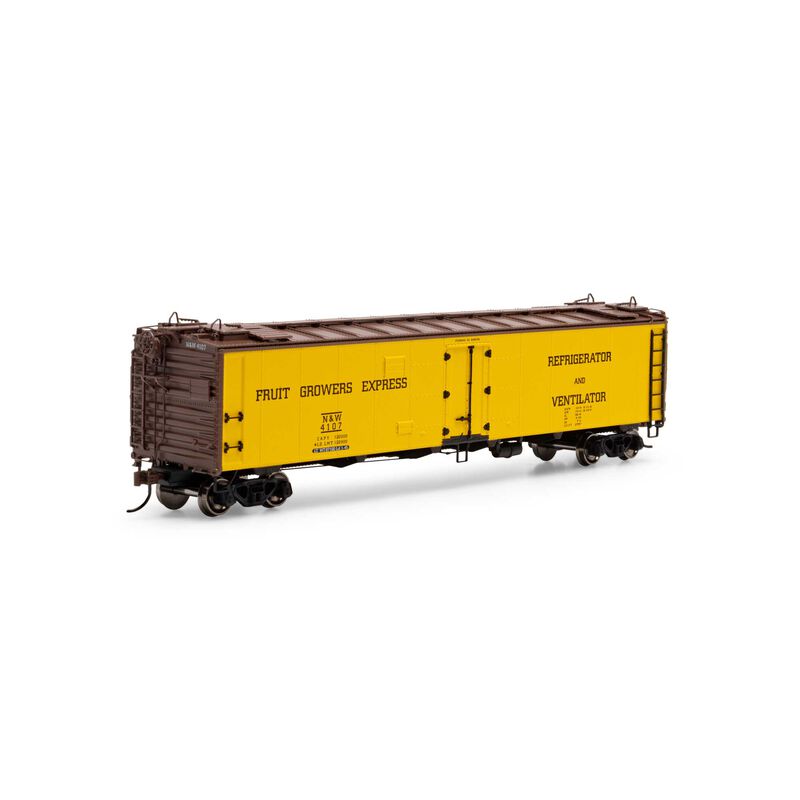 HO 50' Ice Bunker Reefer, N&W #4107