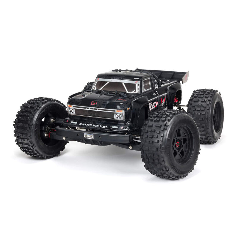 1/8 OUTCAST 6S EXB AVC 4X4 RTR Brushless Stunt Truck, Black