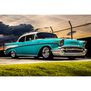 1/10 1957 Chevy Bel Air Coupe Fazer Mk2 FZ02L Brushed 4x4 On-Road Touring RTR, Tropical Turquoise