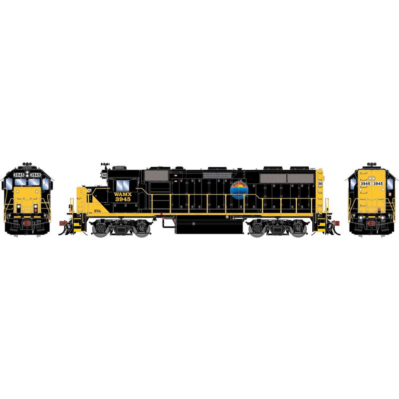 HO GEN GP39-2 PH I Locomotive w/DCC & SOUND, WAMX 'Blue Ridge Southern' #3945