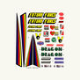 Dry Transfer Decals, Drag Racer