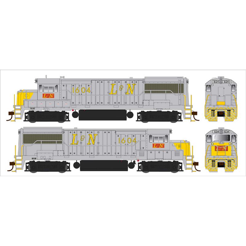 U25B L&N PH IIa #1610