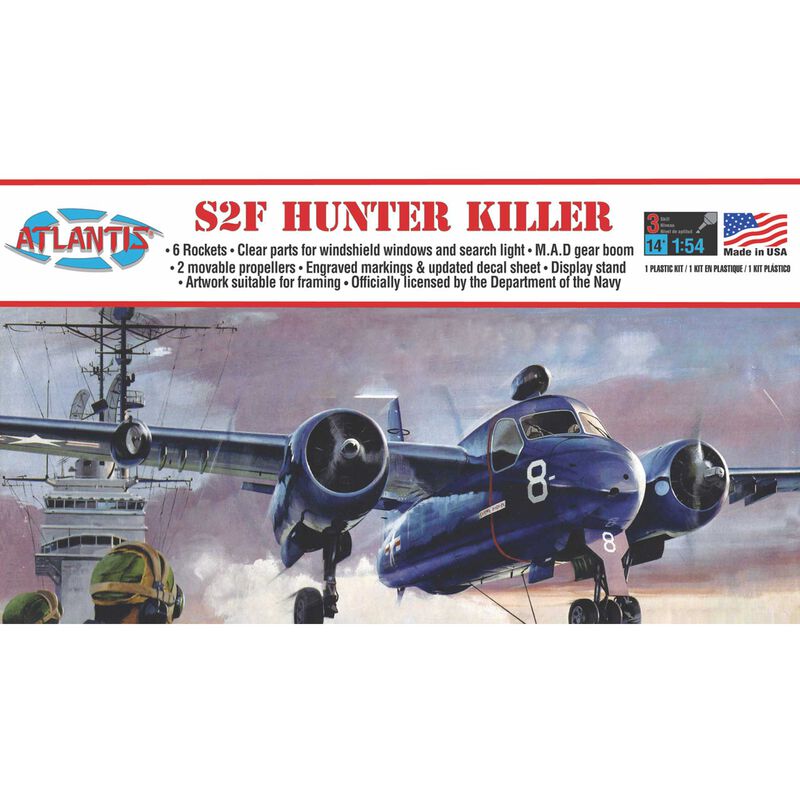 Grumman US NAVY S2F Tracker Hunter/Killer, 1/54