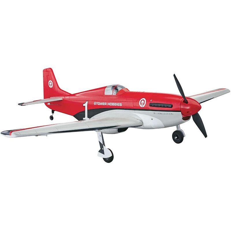 P-51 Mustang Racer Red EP Rx-R 40"