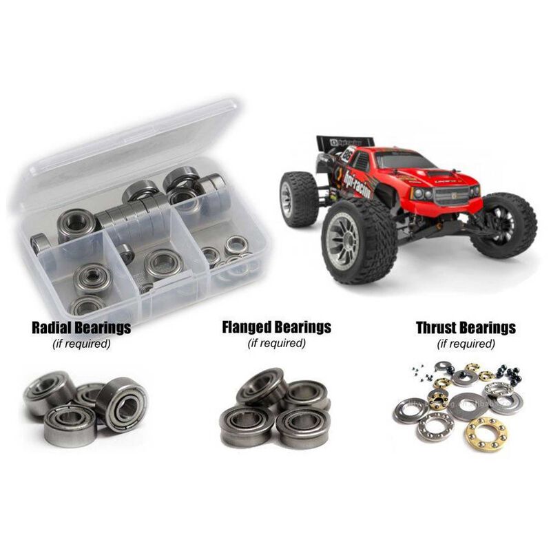 Metal Shielded Bearing Kit, 1/10 HPI Jumpshot ST V2
