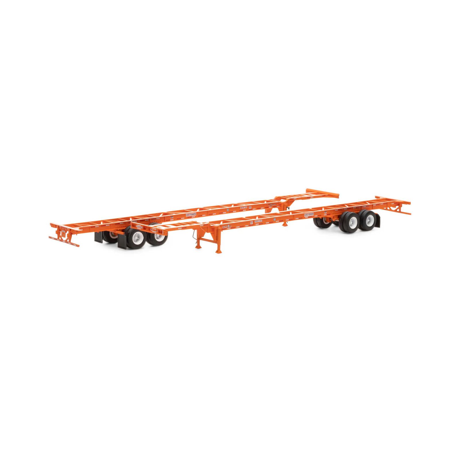 HO RTR 53' Chassis, BNSF/Circle Cross (2)